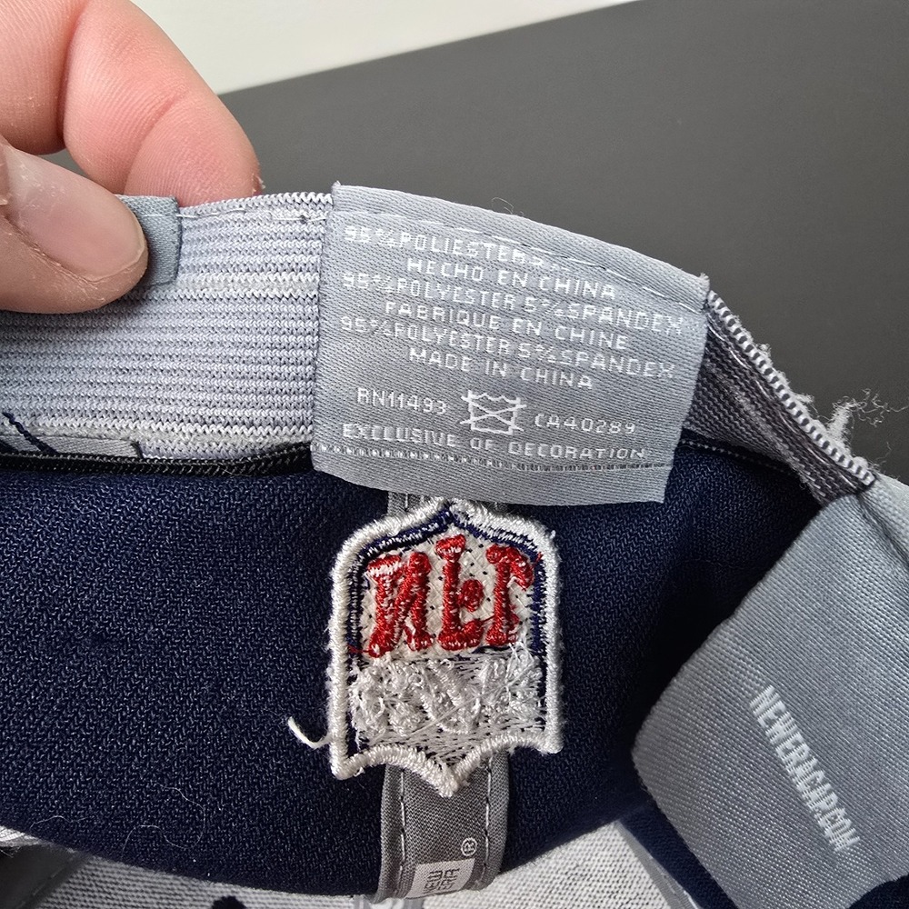 Denver Broncos Hat Cap Mens Large Blue M/L Logo NFL Football New Era 39Thirty - Picture 8 of 8